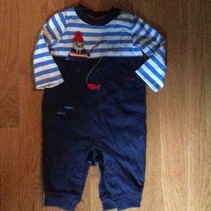 NWOT Gymboree 🎣 3-6M romper
